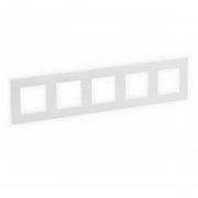 NILOE STEP Рамка 5-постова, колір Білий