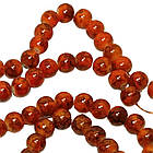 Намистини 8 мм Нитка близько 80 см для Біжутерії Світло-коричневі, тон 167, Фурнітура для Прикрас Рукоділля, фото 4