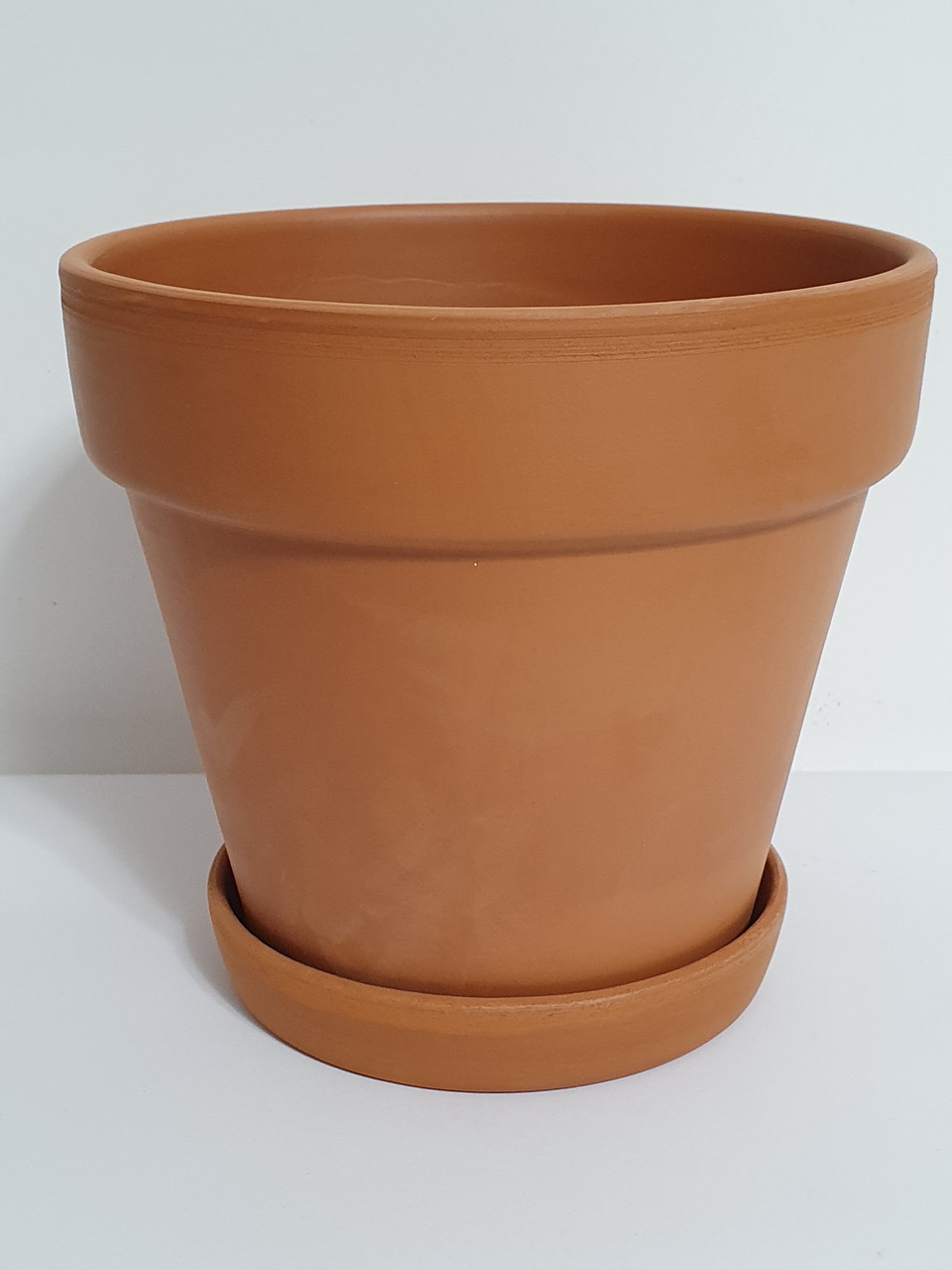 Горщик Теракота, 1,6 л глиняний / вазон для квітів, кімнатних (домашніх) рослин, (з червоної глини)
