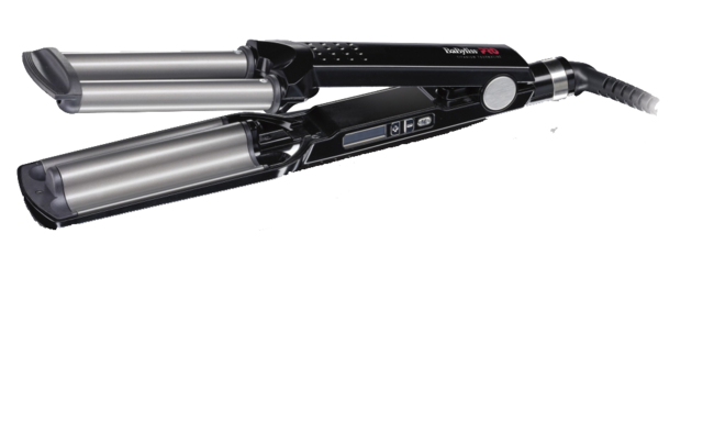 BaByliss BAB2369TTE Плойка потрійна Ionic 3D Waver 19 мм титан