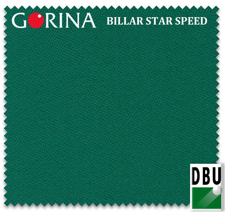Сукно більярдне Gorina Billar Star Speed 197 см Yellow Green піраміда/пул