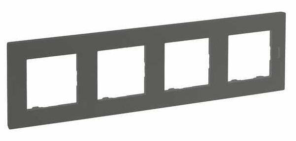 NILOE STEP Рамка 4-постова, колір Сталь, фото 1