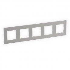 NILOE STEP Рамка 5-постова, колір Перлинний, фото 1