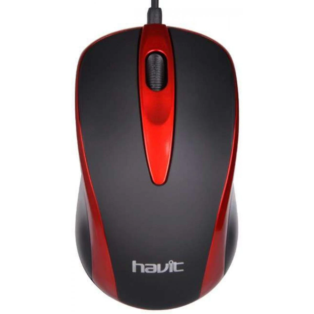 USB дротова оптична мишка Havit HVMS675 Red