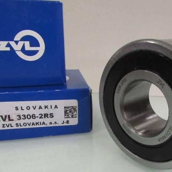 Підшипник роликовий 3306 2RS ZVL (30*72*30.2) радіально-упорний