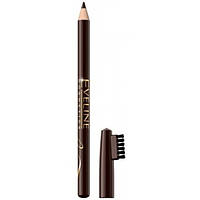 Карандаш для бровей Eveline Eyebrow Pencil Средний коричневый, 4 г