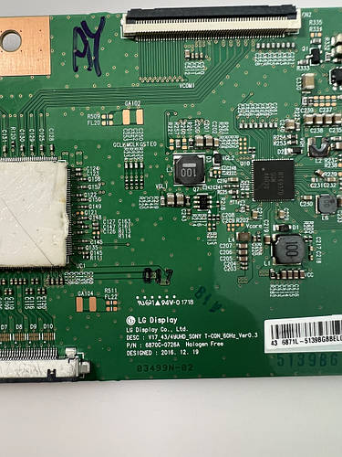 Купить T-con (т-кон) 6870c-0726A tv Sony KD-43XE7073, цена 600 грн ...