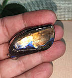 Великий кулон із пурпурним лабрадором "Літній бриз", фото 4