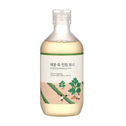 Заспокійливий тонер з екстрактом морського полину ROUND LAB Mugwort Calming Toner, 300 мл, фото 1