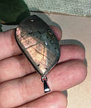 Великий кулон із пурпурним лабрадором "Осінній вальс", фото 3