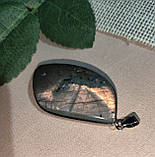 Великий кулон із пурпурним лабрадором "Осінній вальс", фото 9