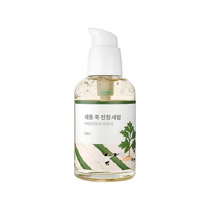 Заспокійливий серум з полином ROUND LAB MUGWORT Calming Serum, 50мл, фото 1