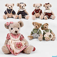 Іграшка мяка "Ведмедик вінтаж" бежевий, мікс, Мягкая игрушка "Мишка" 31см 11086, фото 6