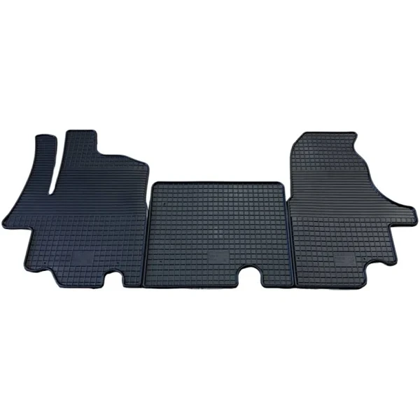 Коврики салона Гумові (СarGumm) Renault Master 2 2003-2010, Opel Movano 2003-2010 (кт. 3шт.), фото 1