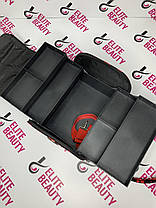 Містка валіза для косметики чорна, фото 4