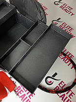 Містка валіза для косметики чорна, фото 5