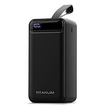 Портативний зарядний пристрій (повербанк) TITANUM 741 Black 50000 mAh TPB-741-B, фото 2