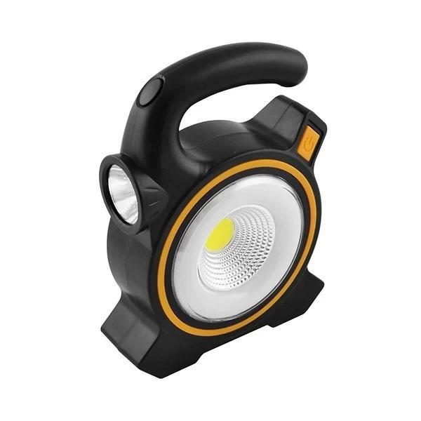 Акумуляторний ліхтар із сонячною батареєю COB JY-819 Жовтий, фото 1