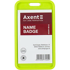 Бейдж -чохол Axent SoftTouch матовий, салатовий 4550V (54*85мм)