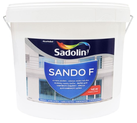 Sadolin Sando F - фасадна атмосферостійка фарба високої якості