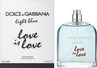 Оригинал Dolce Gabbana Light Blue Love is Love Pour Homme 125 мл ТЕСТЕР туалетная вода