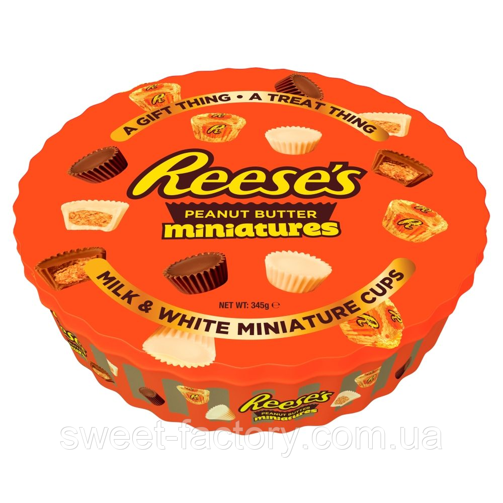 Цукерки Reeses Peanut Butter Cups Miniatures 345g
