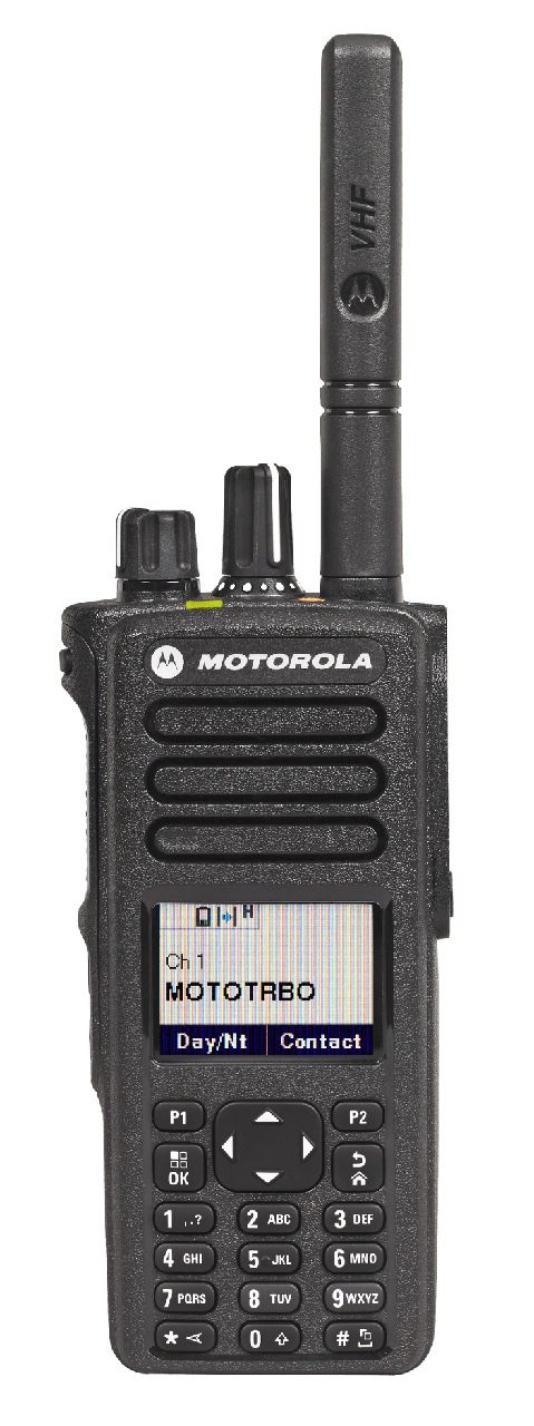 Посилена рація Motorola MotoTRBO DP4800e VHF AES-256 шифрування з посиленою антеною до 25 км радіус дії