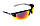 Захисні окуляри Global Vision Hercules-7 (G-Tech red), дзеркальні червоні, фото 4