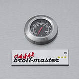 Гриль барбекю газовий Broil-master BBQ 15,2 kw 4+1Silver, фото 4