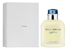 Чоловічі парфуми Dolce & Gabbana Light Blue Pour Homme Tester (Дольче Габбана Лайт Блю Пур Хом) 125 ml/мл Тестер