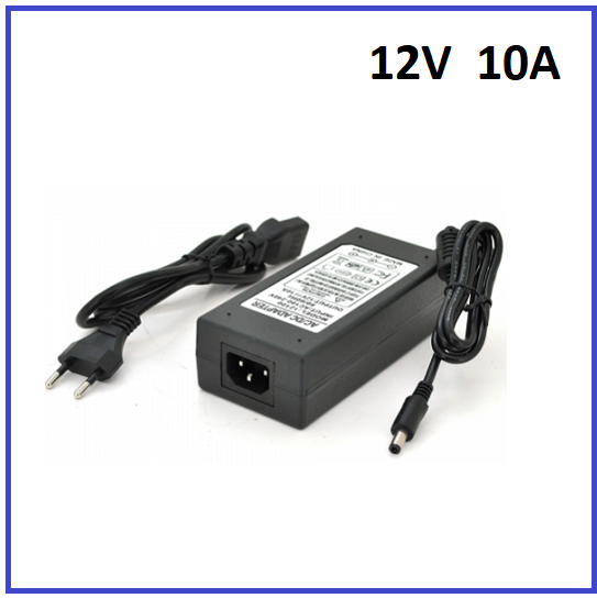 Імпульсний адаптер живлення Voltronic 12В 10А (120Вт) штекер 5.5/2.5, фото 1