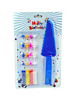 Свічки на торт 24 шт. з лопаткою