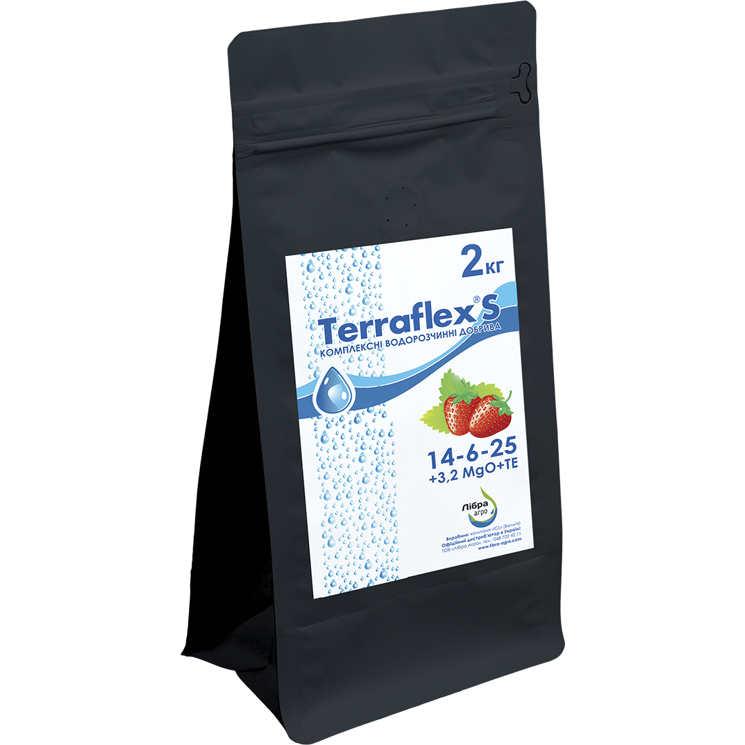 Добриво Terraflex S (14-6-25+3,2MgO+TE) Бельгія, 2 кг