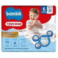 Подгузник Bambik трусики 6 (15+ кг) 30 шт (4823071652536)