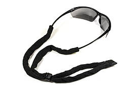 Ремінець для окулярів PowerСord PMX, бавовняний чорний