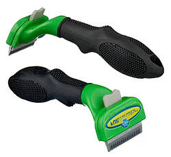 Фурмінатор щітка для Грумінгу довгошерстих собак, малий, Гребінець для шерсті тварин проти линьки