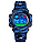 Дитячий наручний годинник Skmei 1547 Kids Синій камуфляж, фото 4