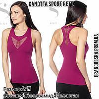 Спортивная женская майка CANOTTA SPORT RETE (размер S/M)