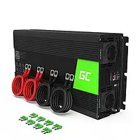 Інвертор Green Cell INV09 12В на 230В 1000W/2000W.Чиста Синусоїда.