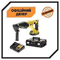 Профессиональный акумуляторний перфоратор бесщеточный DeWalt TSH DCH133M1 (1акум.18В 4Аг/зарядка/кейс) Топ