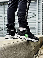 Чорно-білі кроссівки унісекс Nike M2K Tekno. Модні кросси чоловічі і жіночі Найк М2К Текно., фото 8