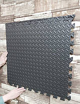 Підлогове модульне покриття м'яка підлога-пазл підлогові пазли 60х60см 10 мм EVA МР15, фото 3