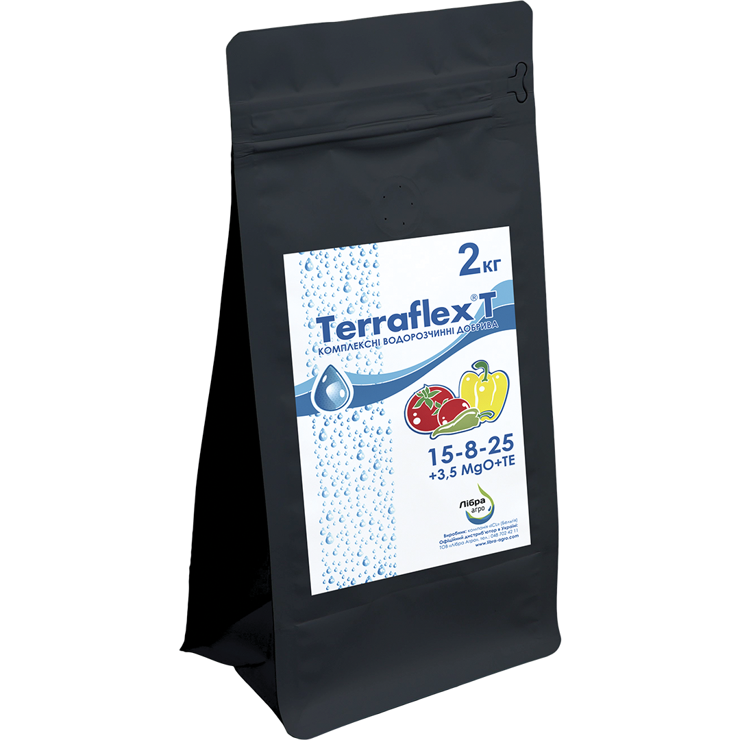 Добриво Terraflex T (15-8-25+3,5MgO+TE) Бельгія, 2 кг