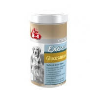 8in1 (8в1) Vitality Excel Glucosamine — Кормова домішка з глюкозаміном і вітаміном С,110таб
