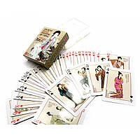 Карты игральные покерные атласные Duke Древние картины китайской живописи и фарфора 54 листа 88х63 мм