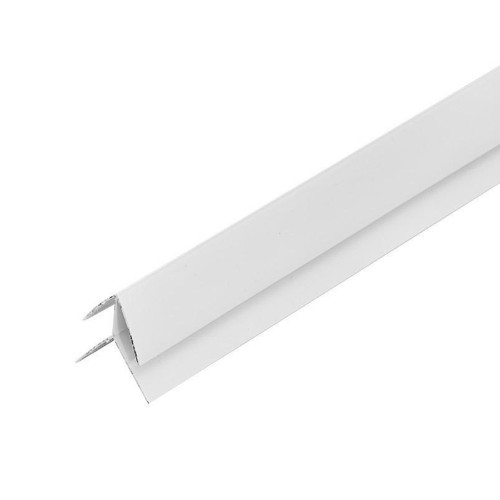 Профіль ПВХ кут зовнішній, білий, 8мм*3м, фото 1