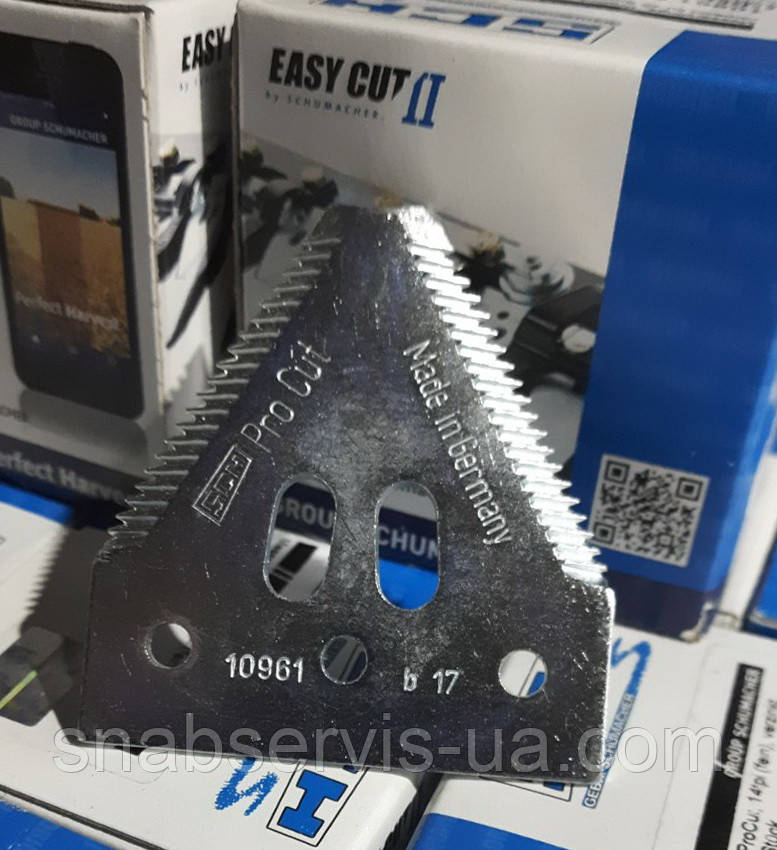 Сегмент ножа жниварки Єнісей-950, SCH, груба насічка, фото 1