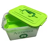 Контейнер аптечка з органайзером 6,3л прозорий