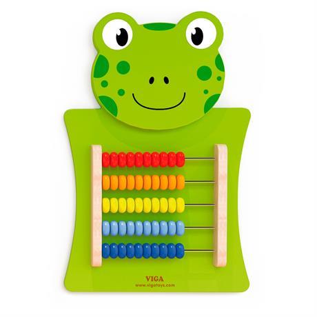 Бізіборд Жабка з рахівницею Viga Toys