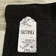 Брюки жіночі з бамбука Ластівка з кишенями, розмір M (40), чорні, А467-104, фото 3